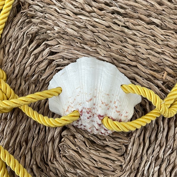 Vintage seashell rope belt - Picture 2 of 3